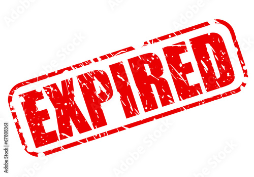 EXPIRED red stamp text