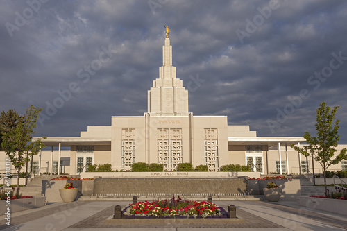 Mormon Temple in Idaho Falls, ID