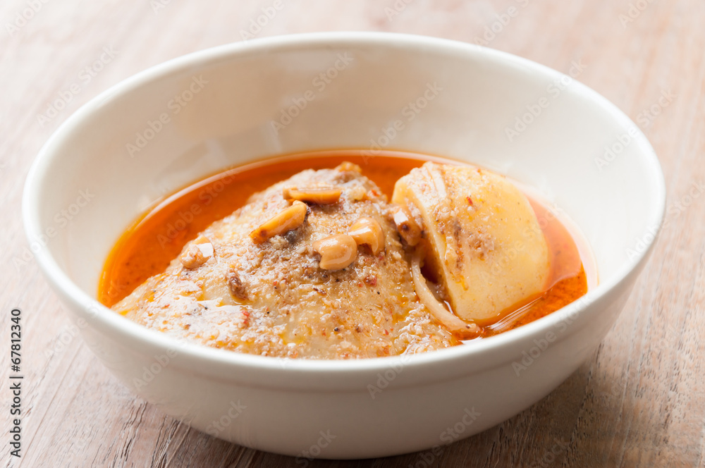 Massaman chicken curry
