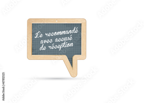 lettre recommandée avec AR
