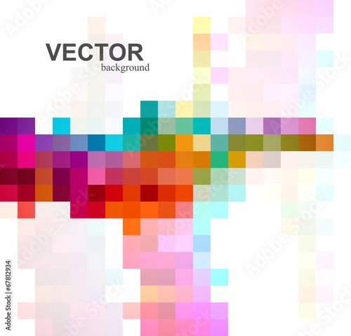 abstract beautiful colorful mosaic background vector