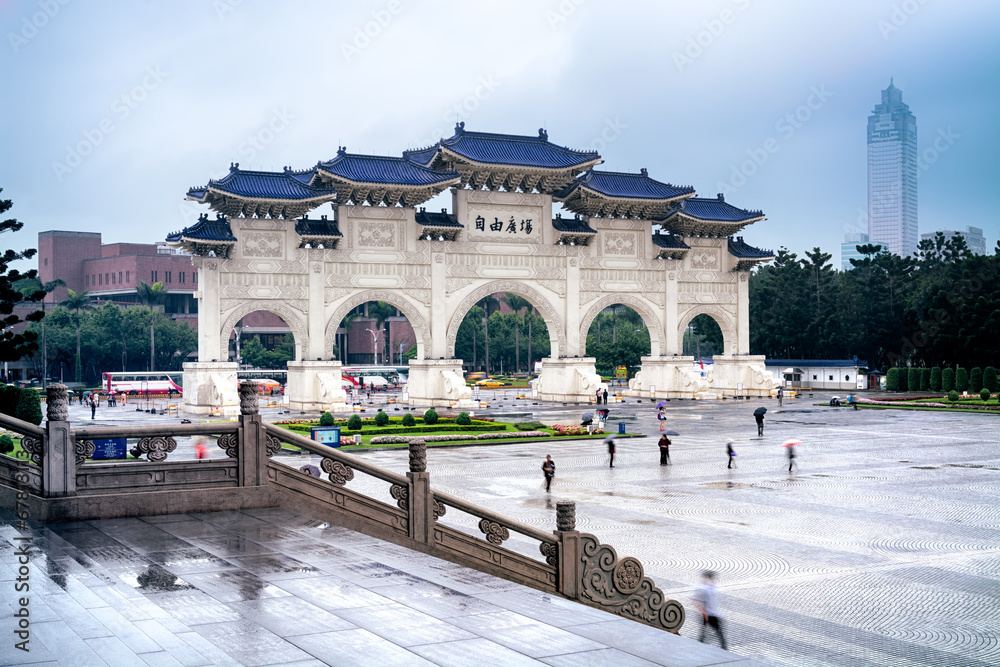 Obraz premium National Chiang Kai-shek Memorial, Taipei - Taiwan