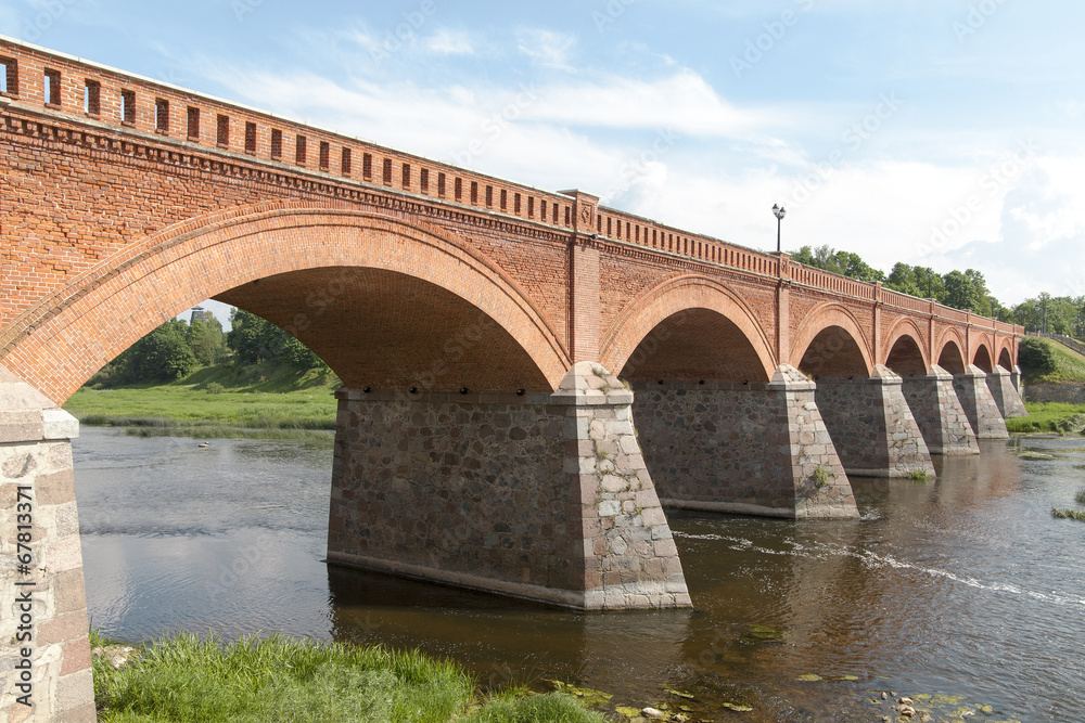 Kuldiga bridge, Latvia.