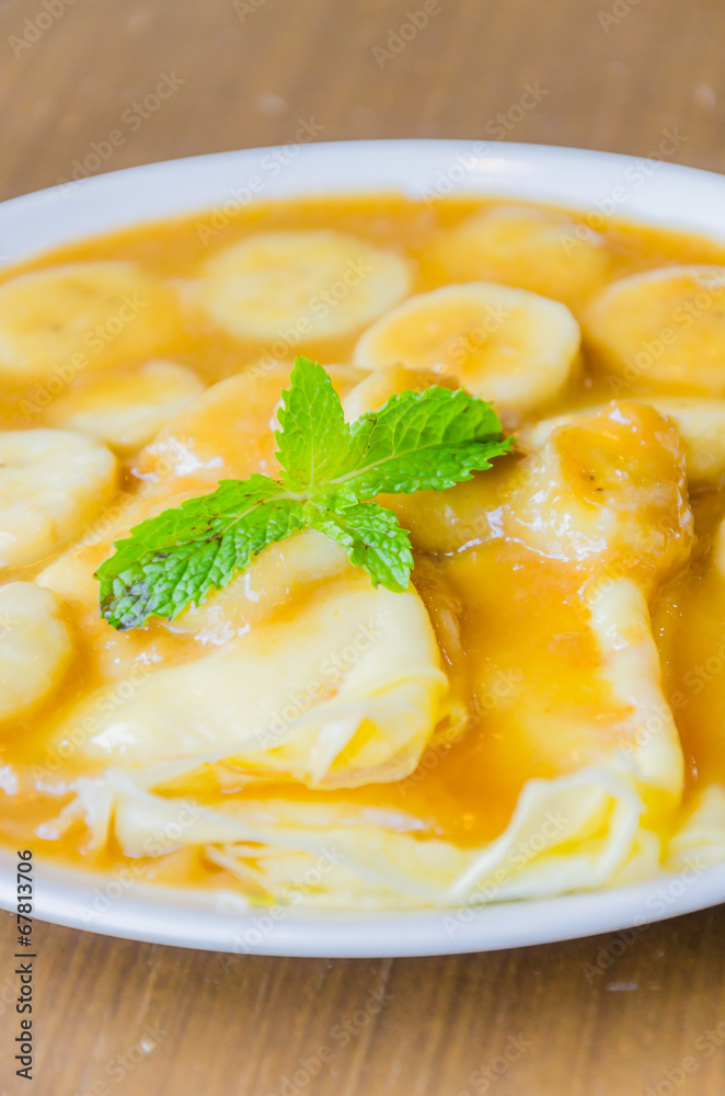 Crepe banana Crepe banana