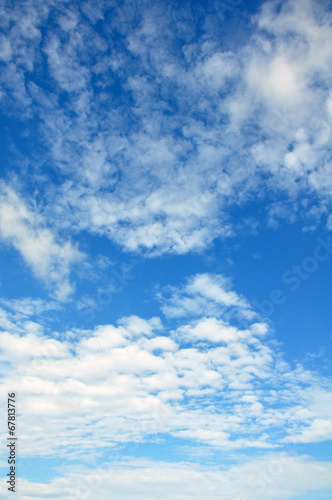 Fototapeta Naklejka Na Ścianę i Meble -  blue sky with clouds closeup