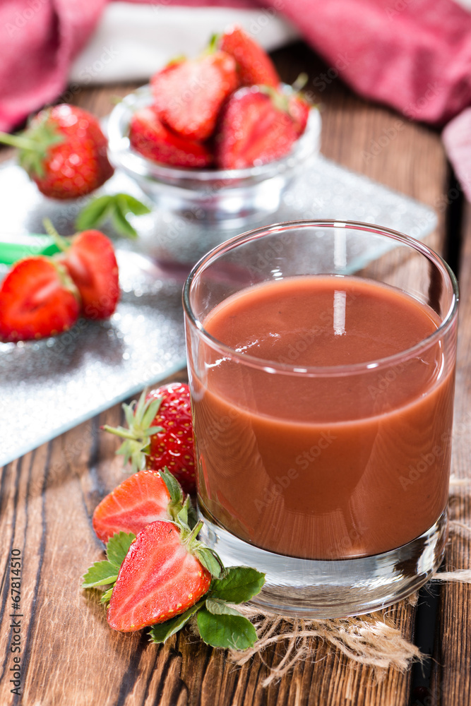 Fresh made Strawberry Juice Fresh made Strawberry Juice