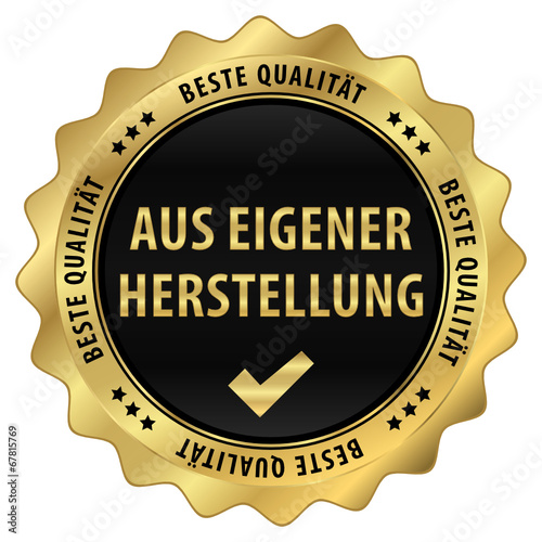 Aus eigener Herstellung - beste Qualität - gold