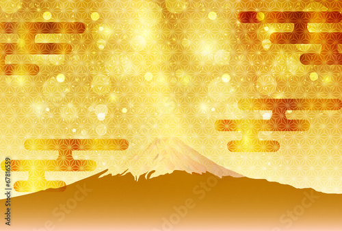 富士山　空　背景