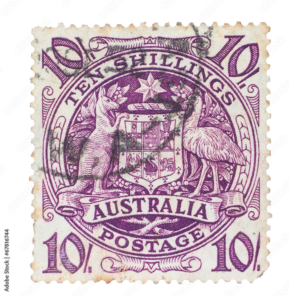 Old Australian stamp