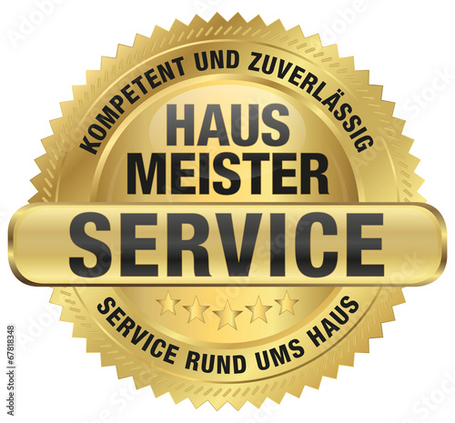 Hausmeister Service - kompetent und zuverlässig - gold