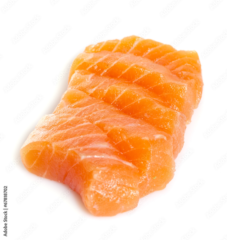 Salmon filett. Sashimi. Isolated on white background. Salmon filett. Sashimi. Isolated on white background.