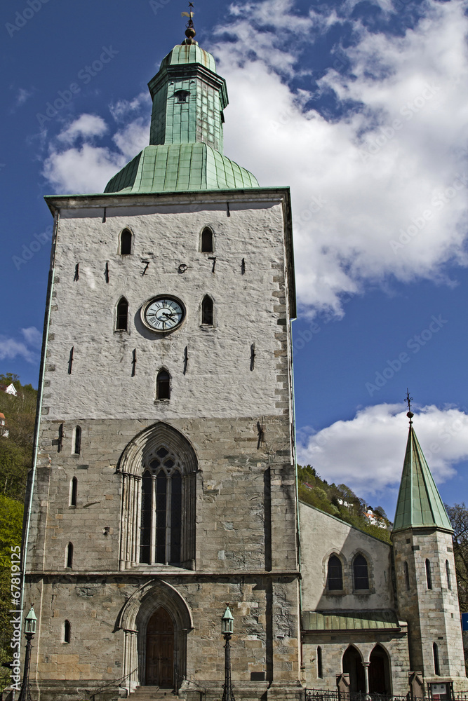 Fototapeta premium Domkirche von Bergen
