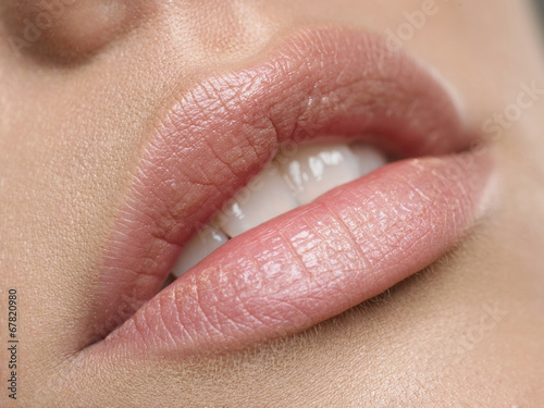 Fototapeta Beautiful natural lips
