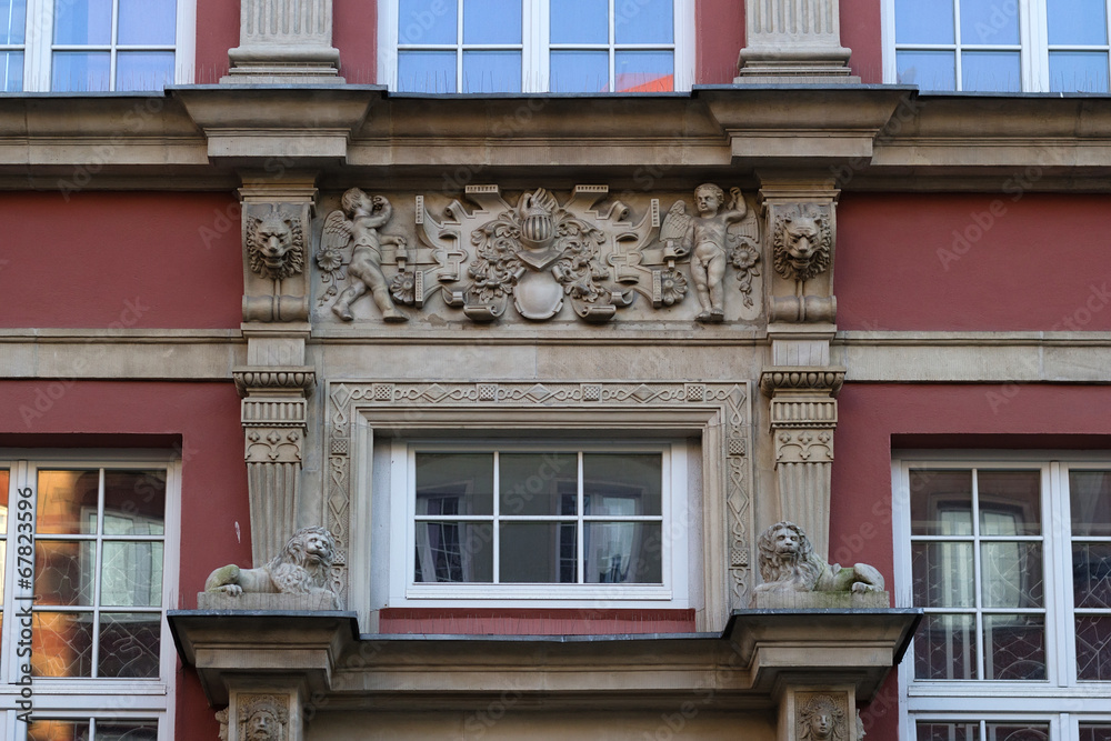 Obraz premium The facade building