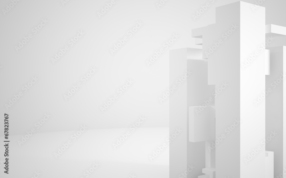 Abstract Architecture. abstract white building on a white backgr Abstract Architecture. abstract white building on a white backgr