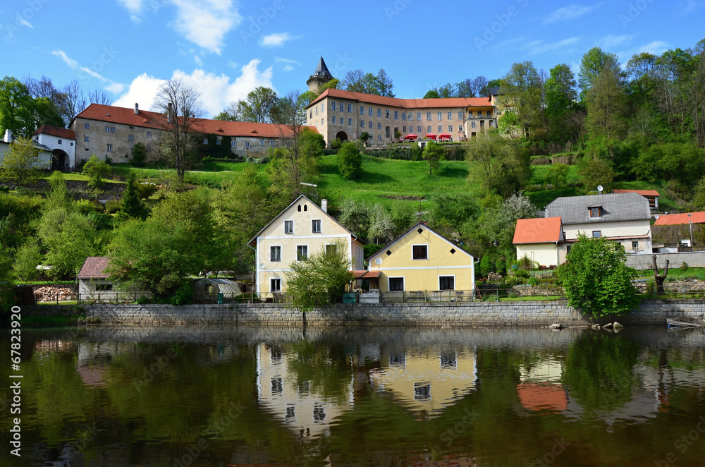 Castle Rosengerg in South Bohemia Czech republic