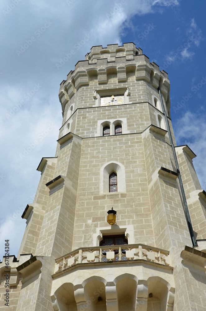 Obraz premium Chateau Hluboká - protected monument Unesco