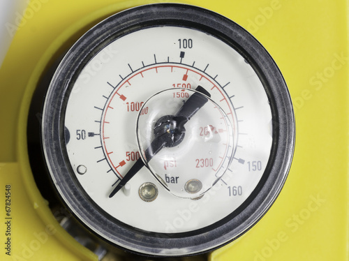 Pressure Gauge Closeup