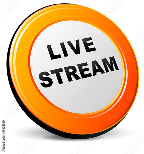 Vector live stream icon