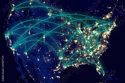 United States Network Map
