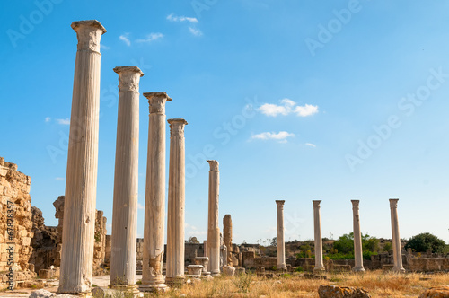 Ancient Salamis Ruins. Famagusta, Cyprus