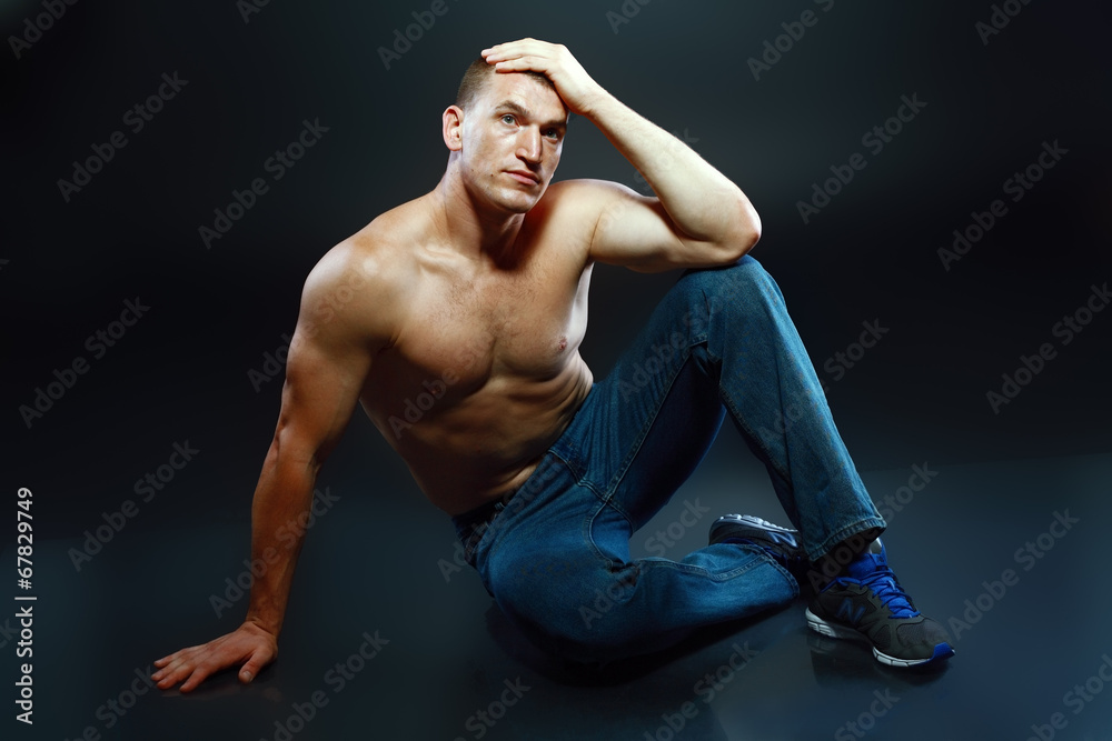 muscular man muscular man
