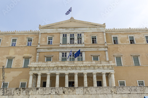 Athens - Hellenic Parliament of Greece Located in the Parliament photo
