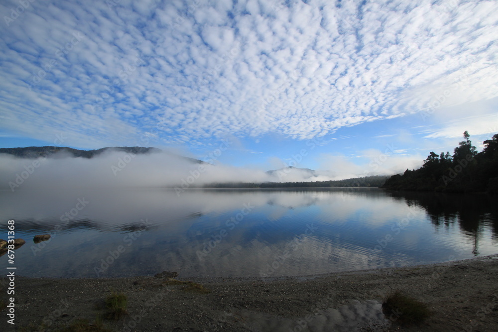 Obraz premium lac miroir