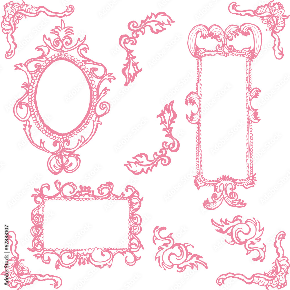 ゴシック調 アンティーク額縁 Stock ベクター Adobe Stock