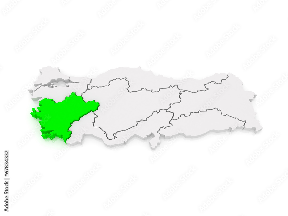 Map of Aegean. Turkey. Map of Aegean. Turkey.