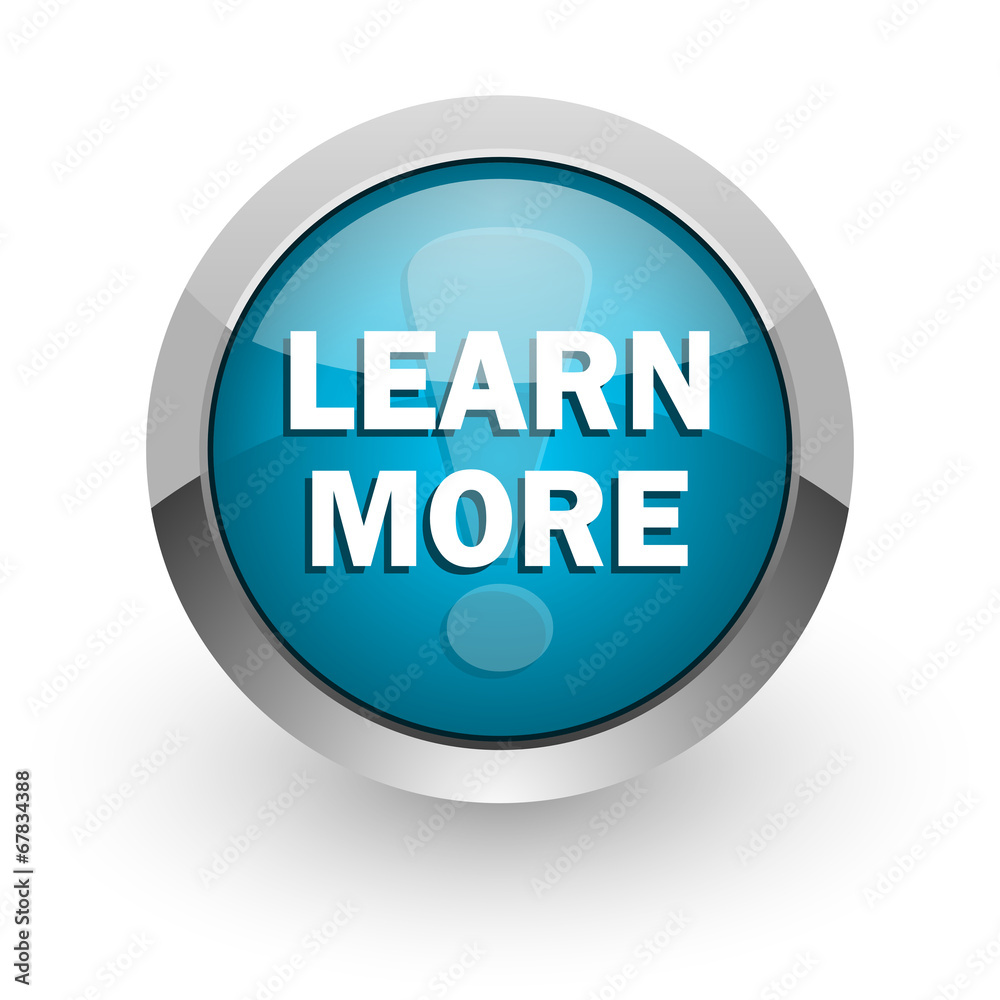 learn more blue glossy web icon learn more blue glossy web icon