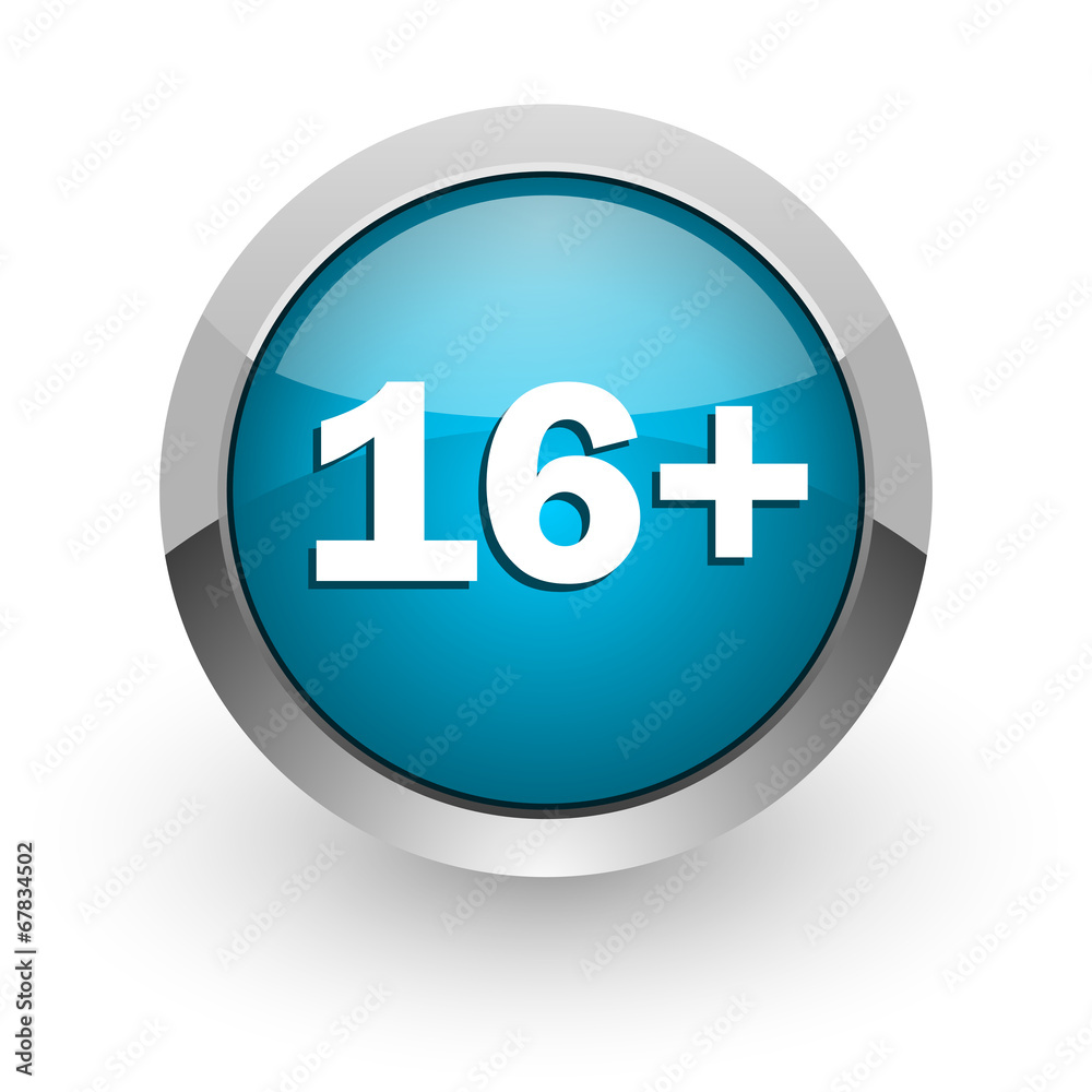 adults blue glossy web icon adults blue glossy web icon