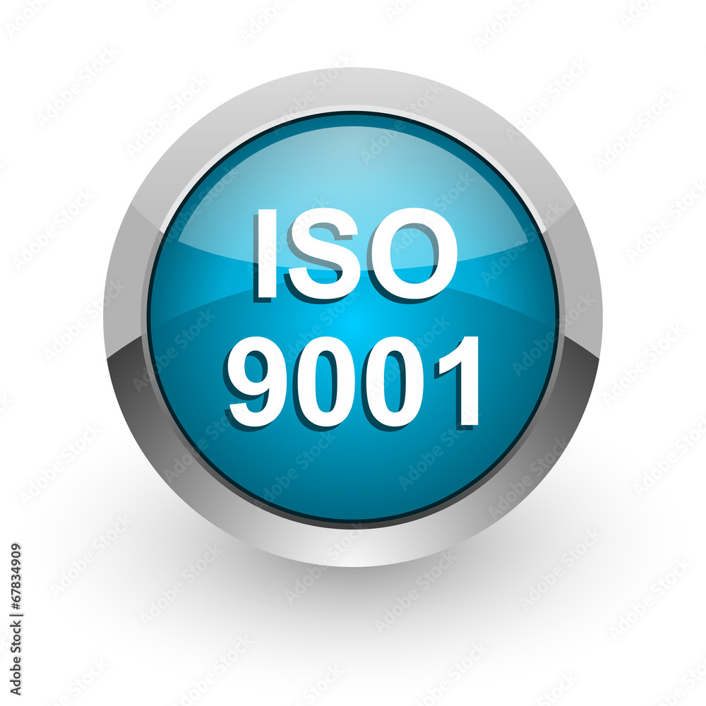 iso 9001 blue glossy web icon iso 9001 blue glossy web icon