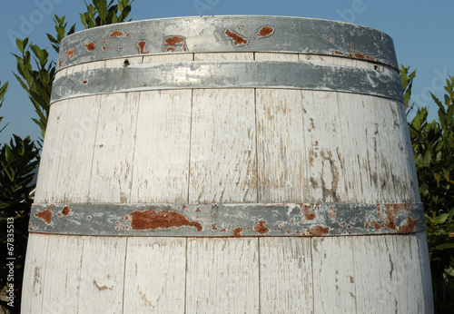 Vecchia botte di vino Chianti photo