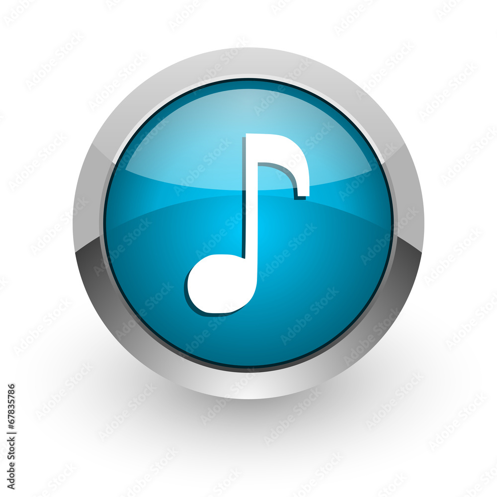 music blue glossy web icon music blue glossy web icon