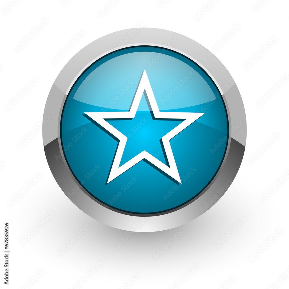 star blue glossy web icon star blue glossy web icon