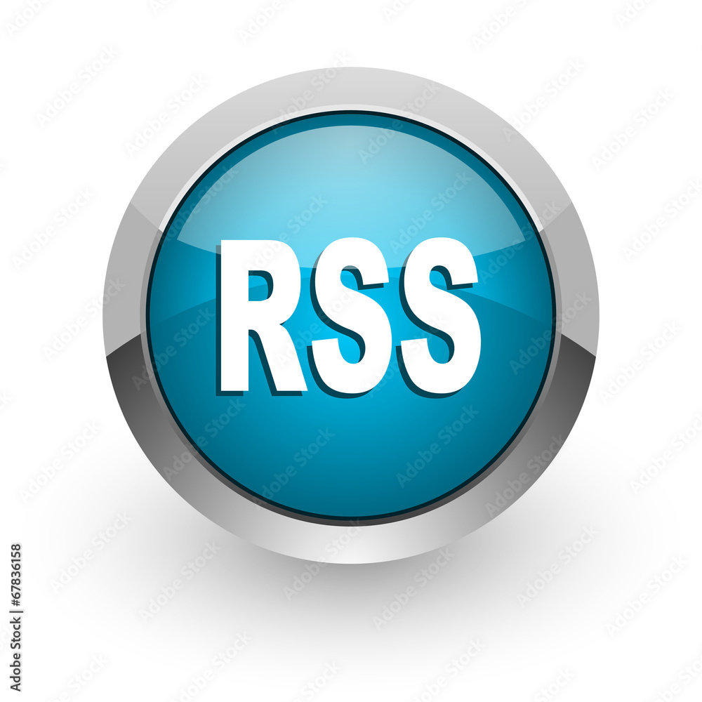 rss blue glossy web icon rss blue glossy web icon