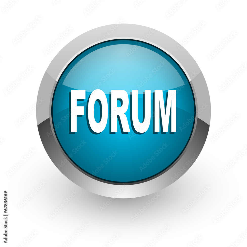 forum blue glossy web icon forum blue glossy web icon