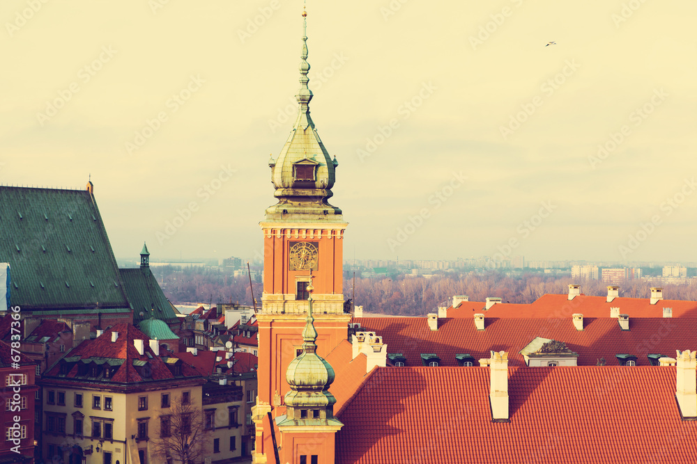 Obraz premium Old town in Warsaw