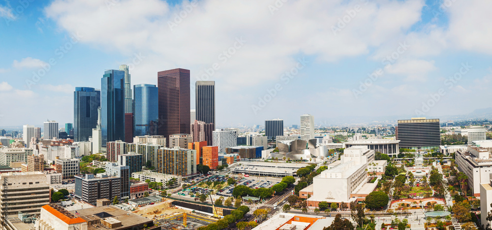 Los Angeles cityscape panorama