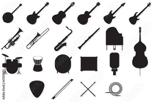 Instruments outlines set