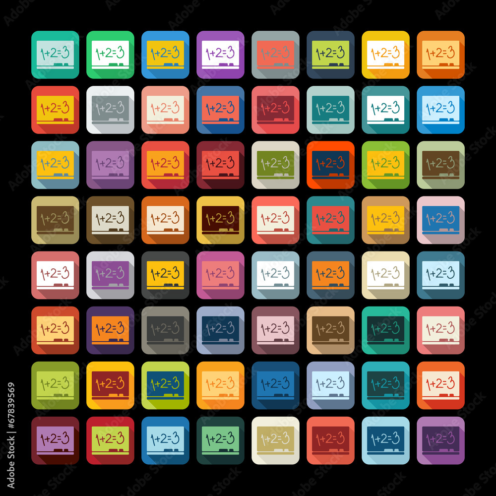 Flat design: board Flat design: board
