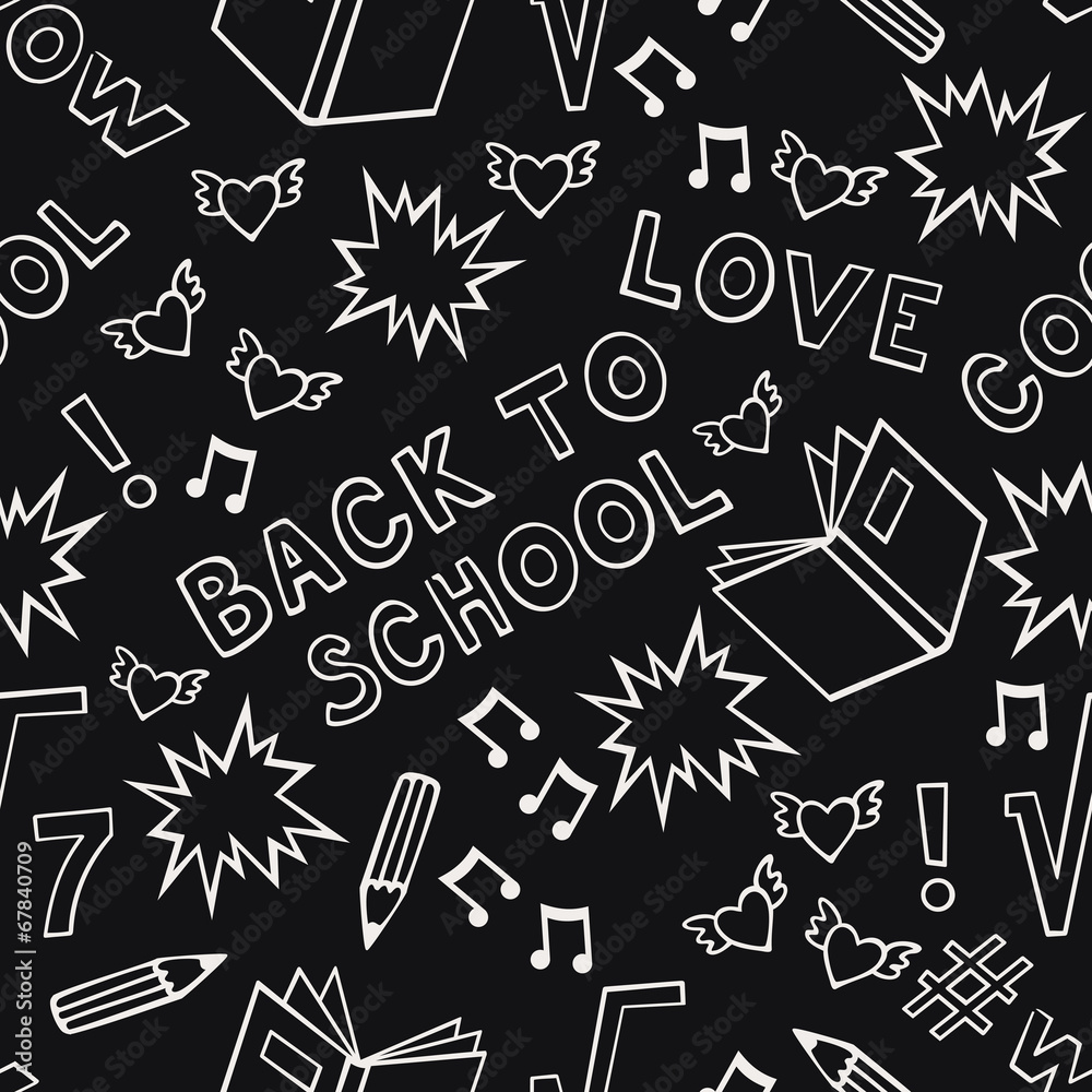 seamless school pattern seamless school pattern