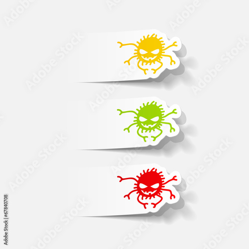 realistic design element: spider
