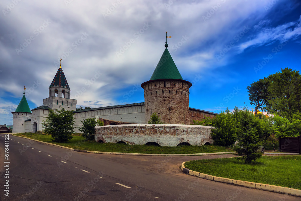 old Russian monastery fortress
