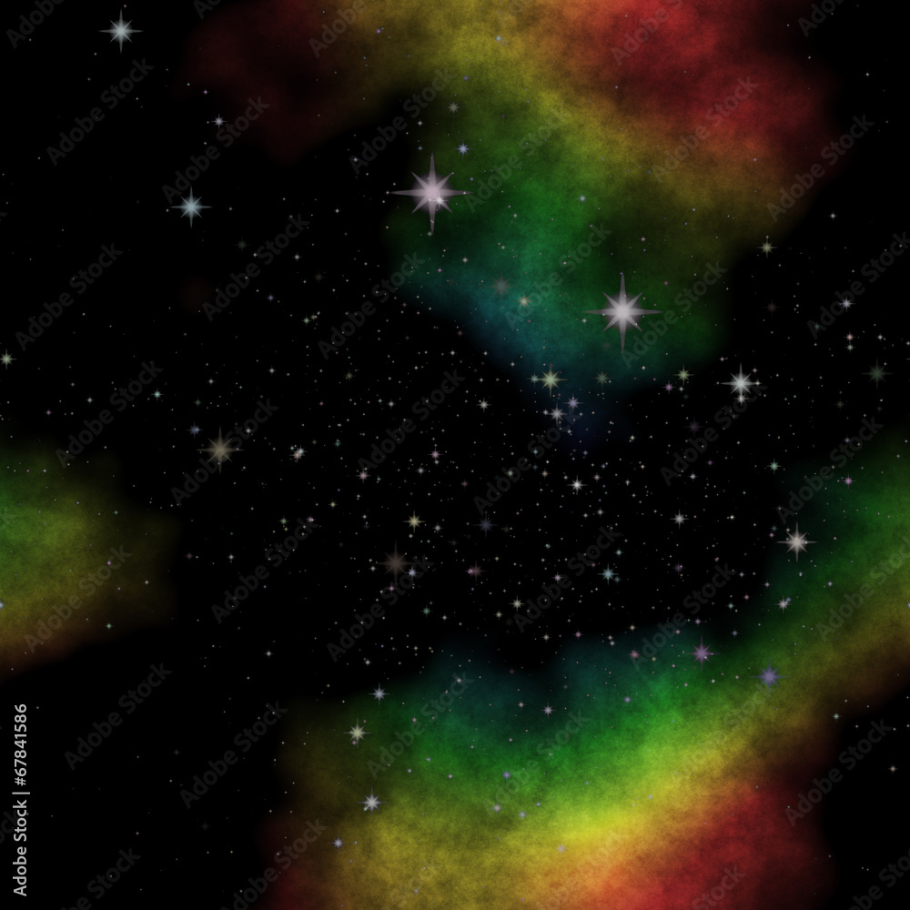Obraz premium Abstract stars nebula seamless generated hires texture