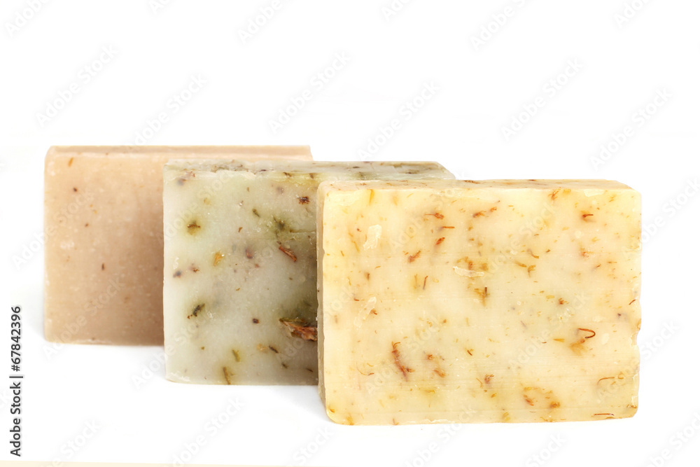 bars of natural soap with dried herbs bars of natural soap with dried herbs
