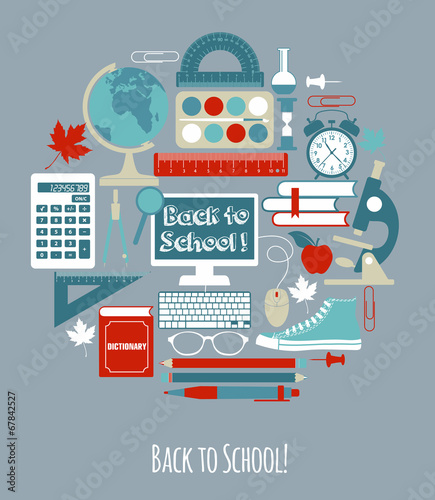 Back to school illustration