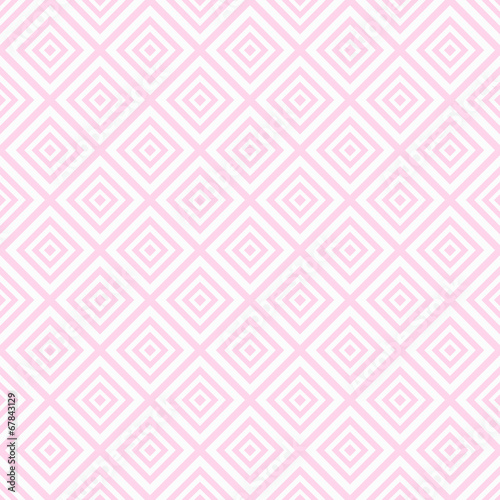 Light summer vector seamless pattern (tiling). Fond pink, white