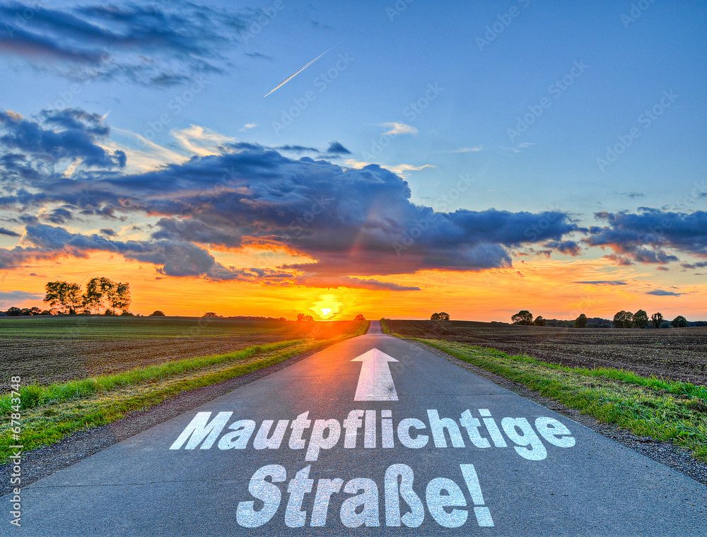 mautpflichtige Straßen Stock-Foto | Adobe Stock